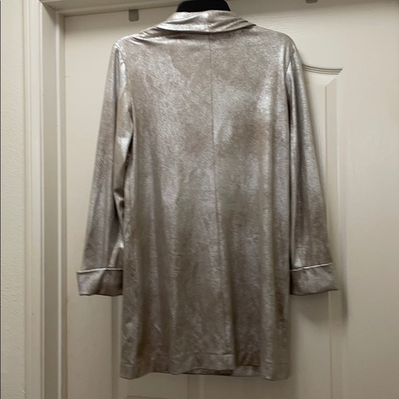 Zara metallic blazer coat dress jacket - Picture 5 of 6